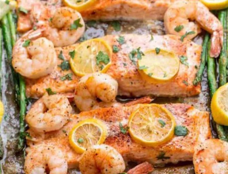 Easy Baked Shrimp Salmon Recipe