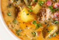 Hearty Potato Soup with Italian Sausage