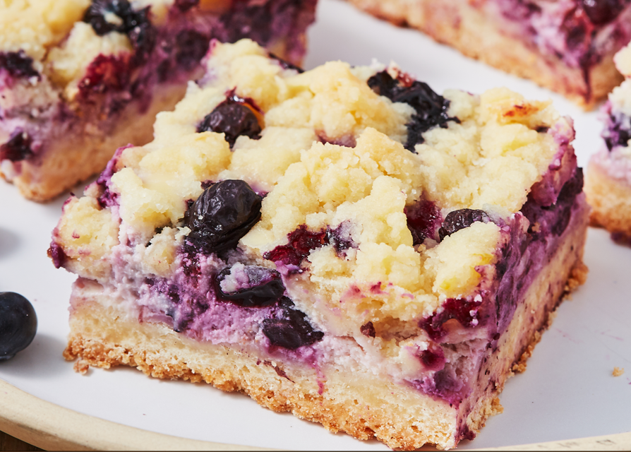 Easy Blueberry Lemon Pie Bars