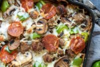 Easy Low Carb Pizza Casserole