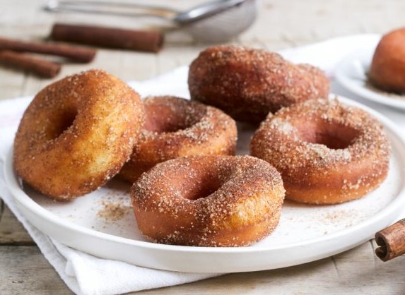 Delicious Cinnamon Sugar Air Fryer Donuts