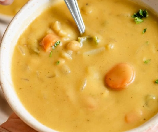 Easy Chickpea Vegetable Chowder