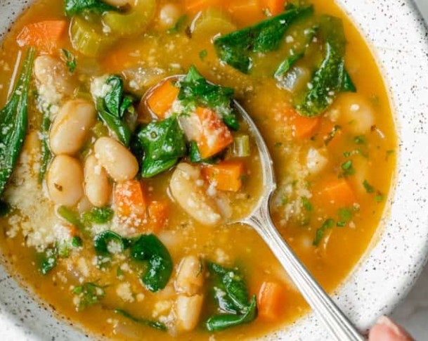 Best Mediterranean White Bean Soup