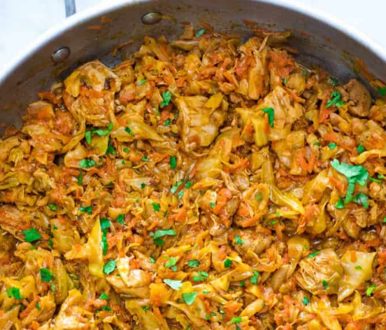 Delicious Cabbage with Chicken