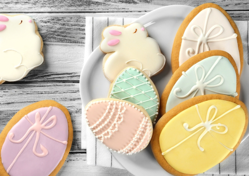 Easy Easter Egg Sugar Cookies