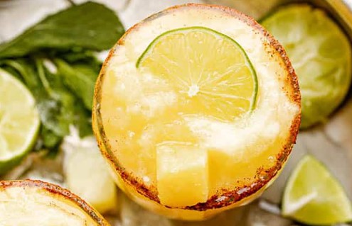 Easy Frozen Pineapple Margaritas