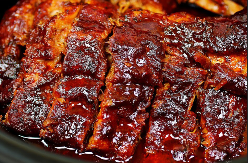 Super Easy Slow Cooker Ribs Recipe with VIDEO