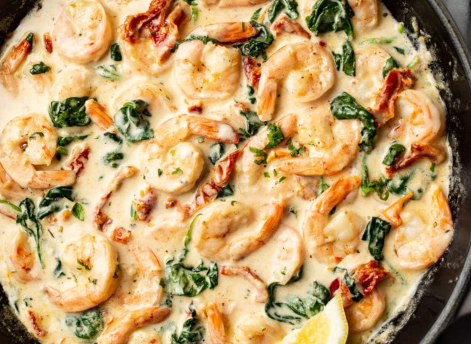 Creamy Tuscan Shrimp Recipe