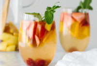 Perfect White Sangria with Mango and Berries