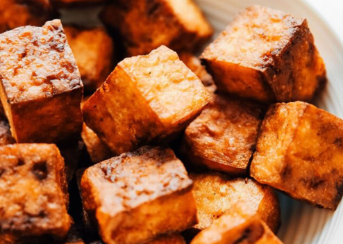 Delicious Crispy Air Fried Tofu