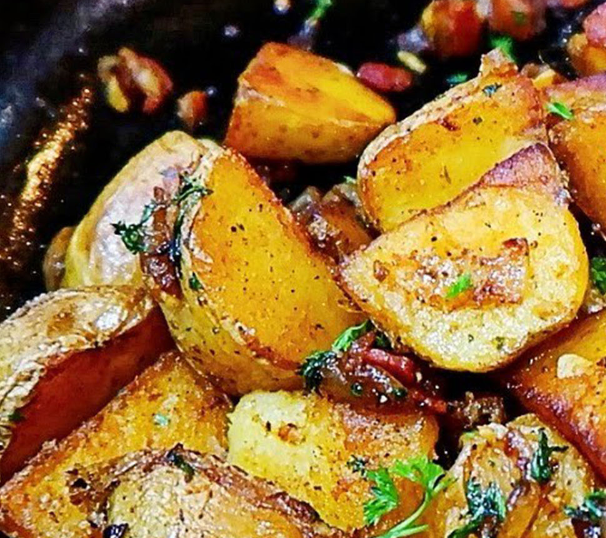 Delicious Pan Fried Potatoes