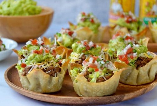 Quick and Easy Taco Salad Cups Recipe