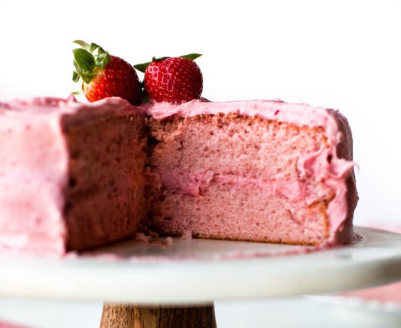 Best Homemade Strawberry Cake