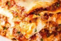 The World’s Best Homemade Lasagna Recipe