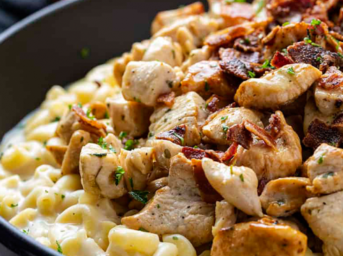 Chicken Ranch Macaroni and Cheese