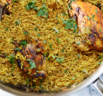 Tasty Moroccan Chicken and Rice