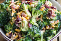Classic Broccoli Salad with Bacon