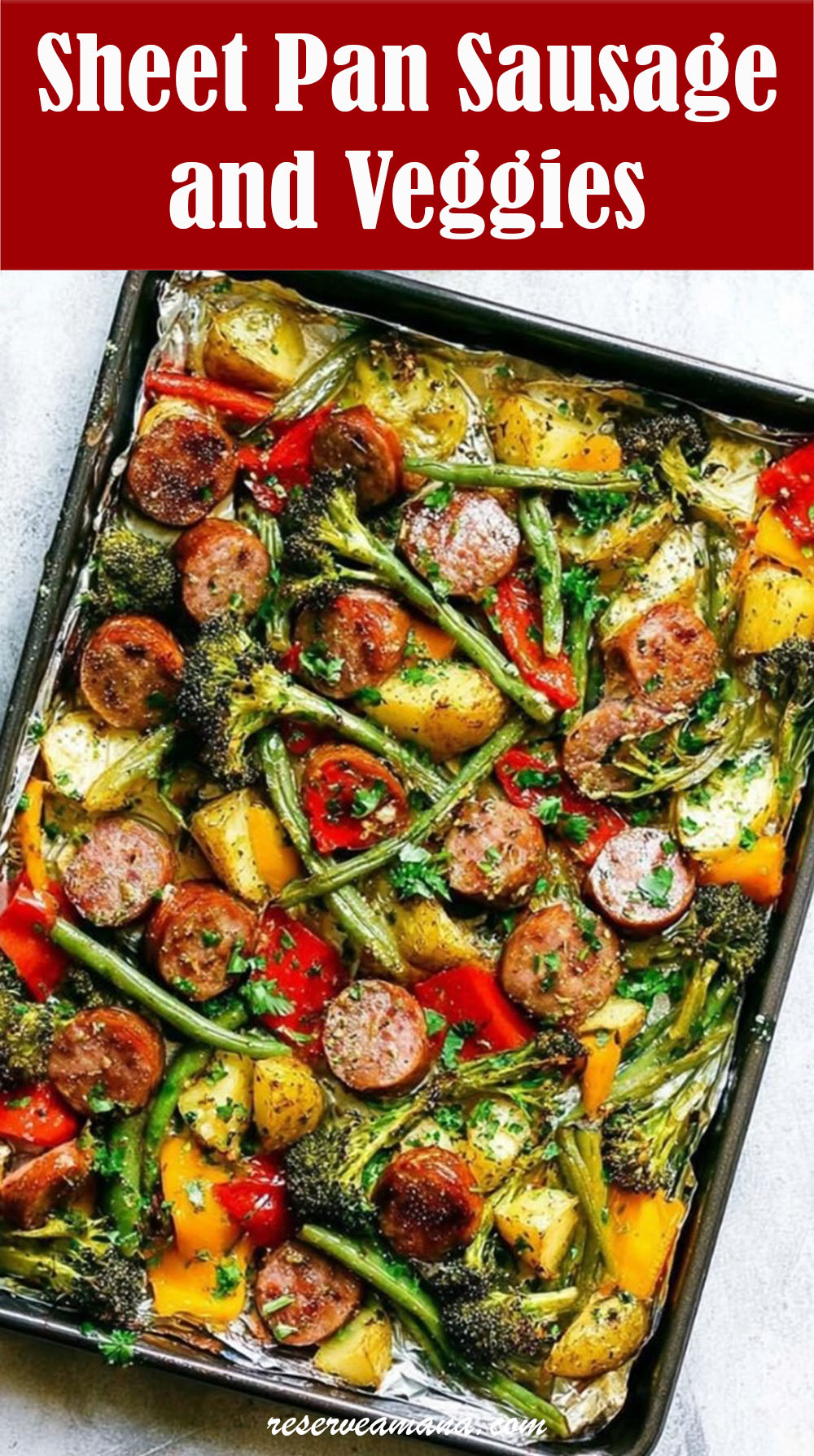 Sheet Pan Sausage and Veggies