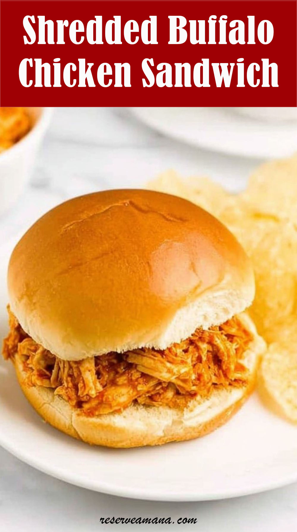 Shredded Buffalo Chicken Sandwich