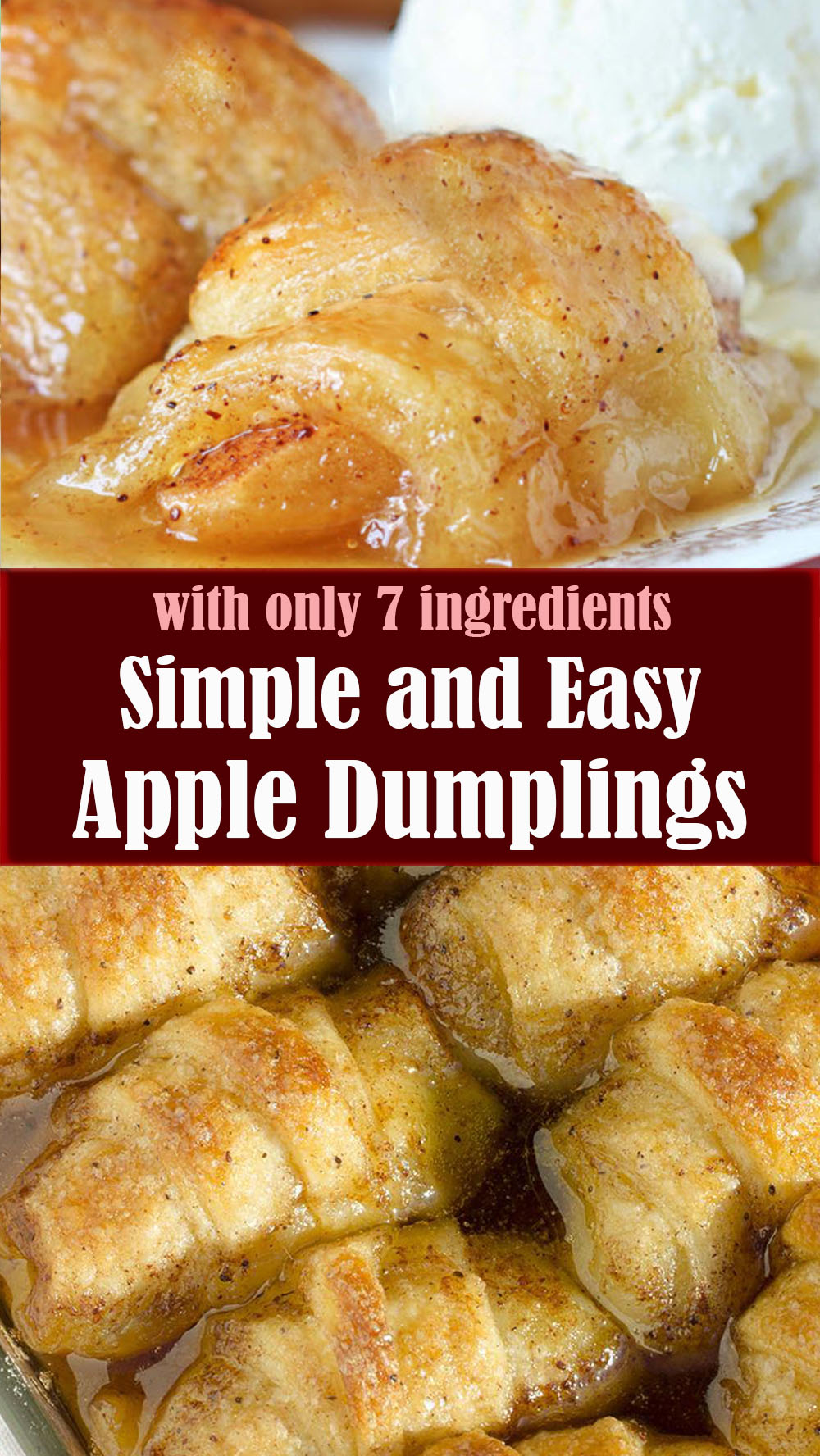 Simple and Easy Apple Dumplings