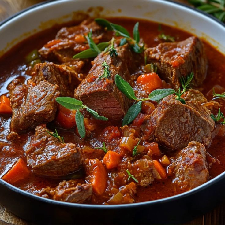 Slow Braised Italian Pot Roast (Stracotto)