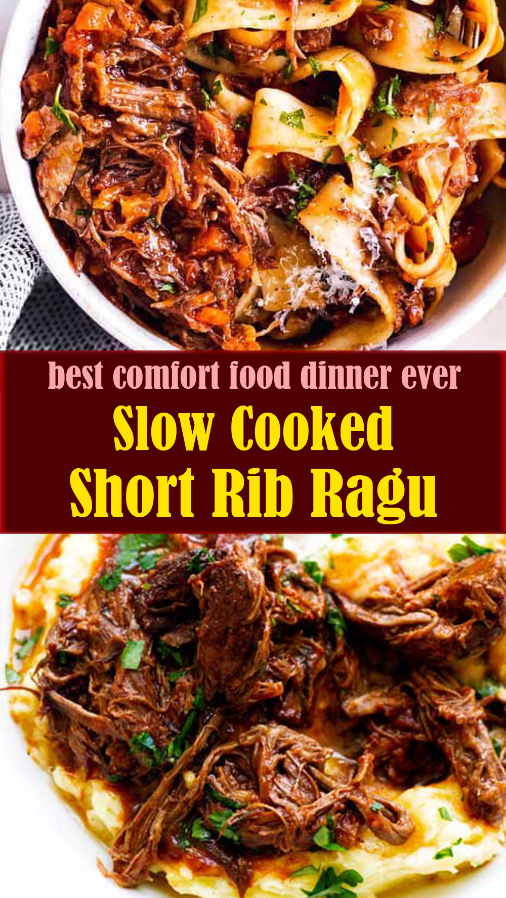 Slow Cooked Short Rib Ragu Recipe