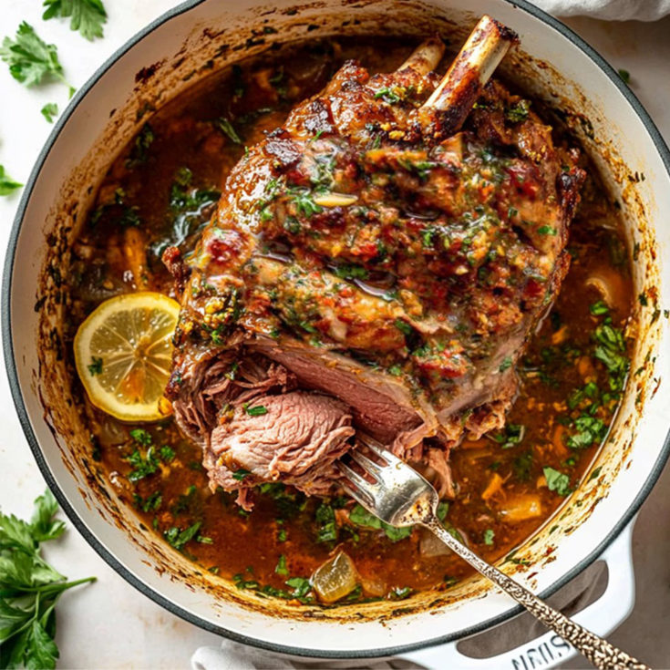 Slow Roasted Lamb Shoulder