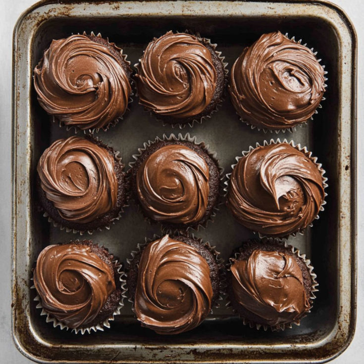 Small Batch Chocolate Cupcakes