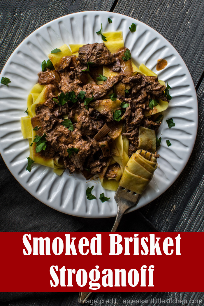 Smoked Brisket Stroganoff