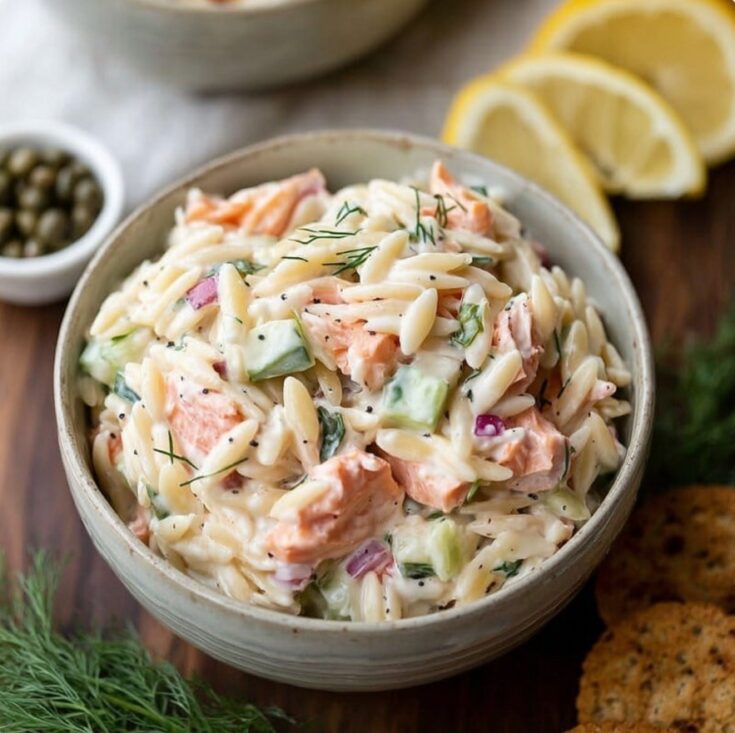 Smoked Salmon Pasta Salad