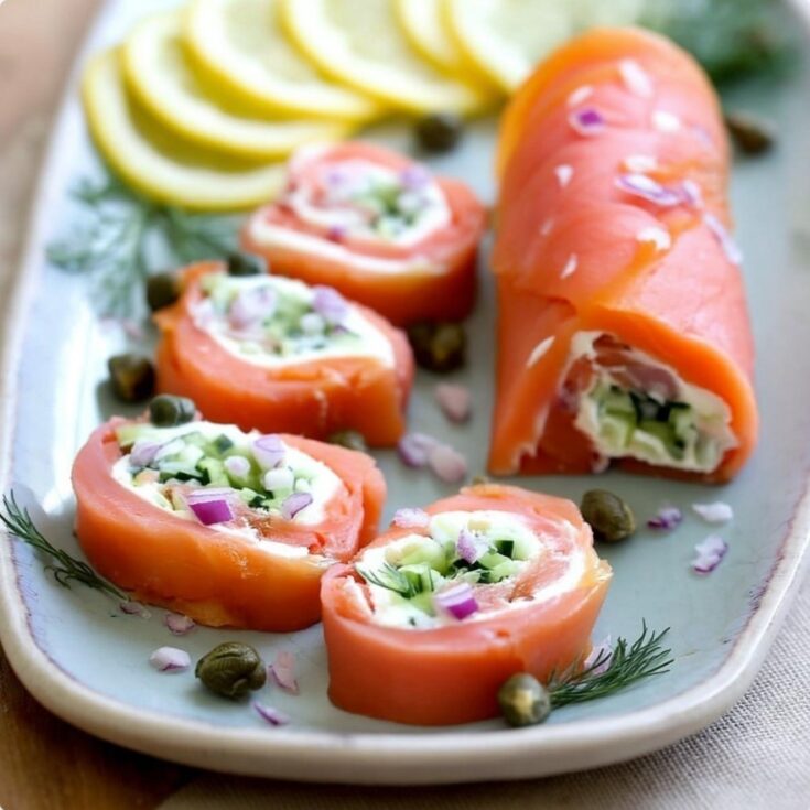 Smoked Salmon Pinwheels
