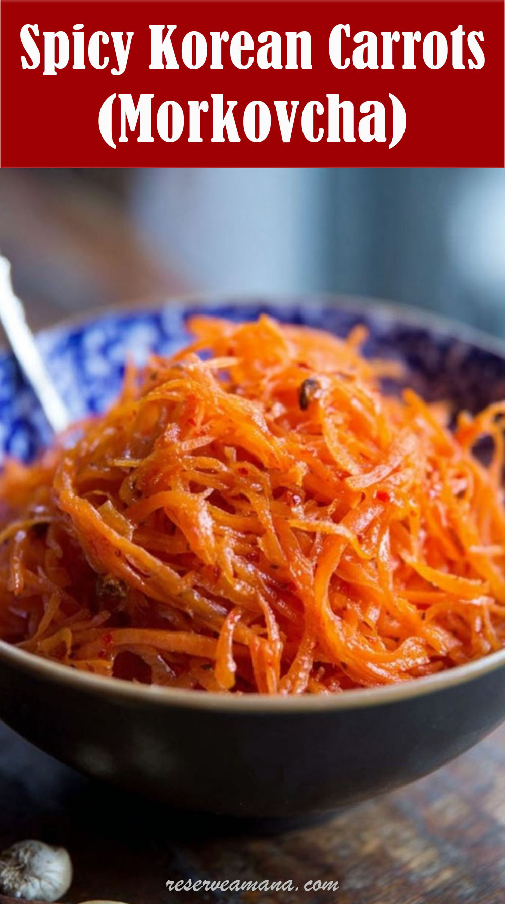 Spicy Korean Carrots