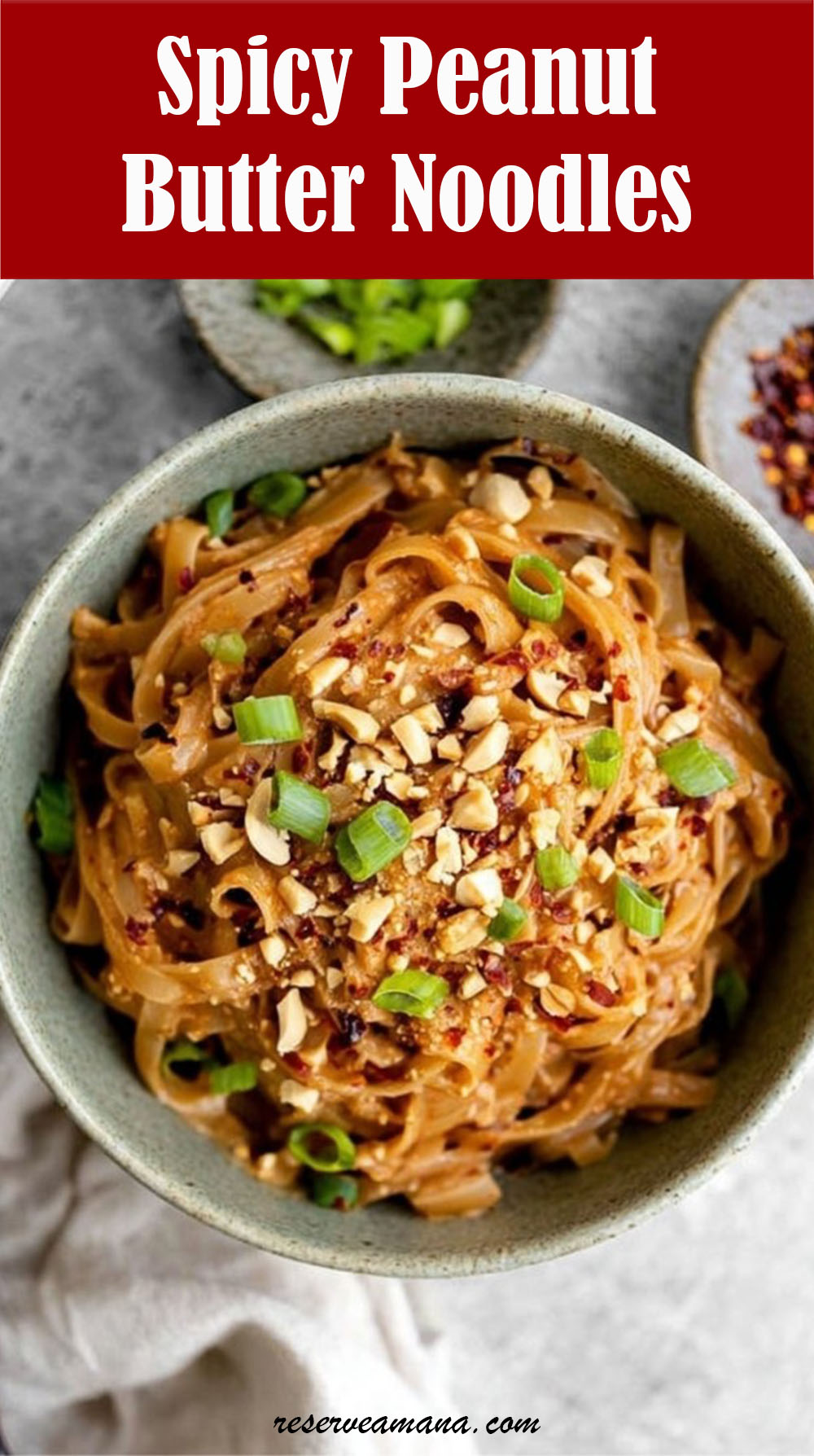Spicy Peanut Butter Noodles