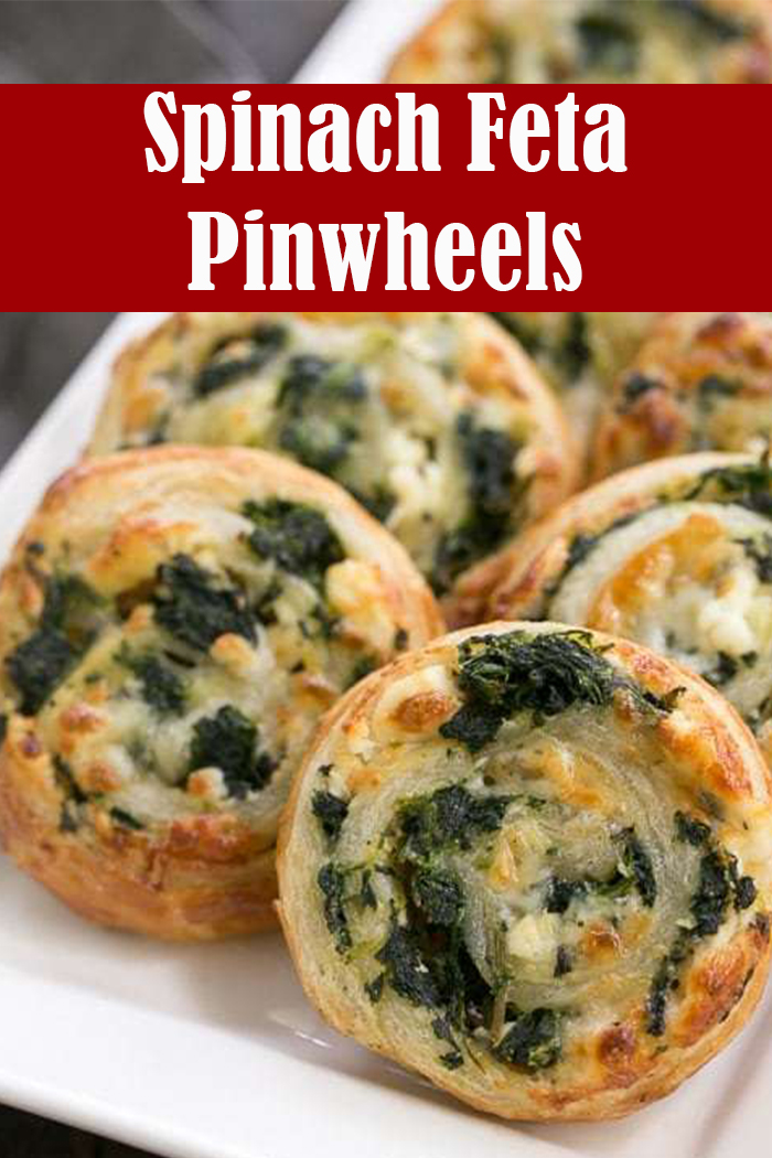 Spinach Feta Pinwheels