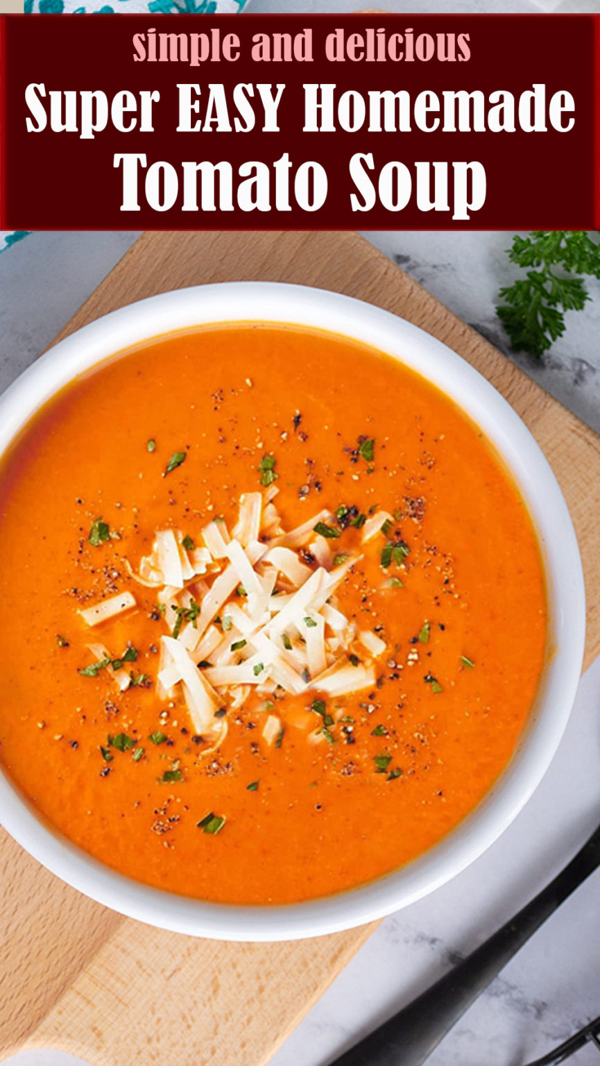 Super EASY Homemade Tomato Soup – Reserveamana
