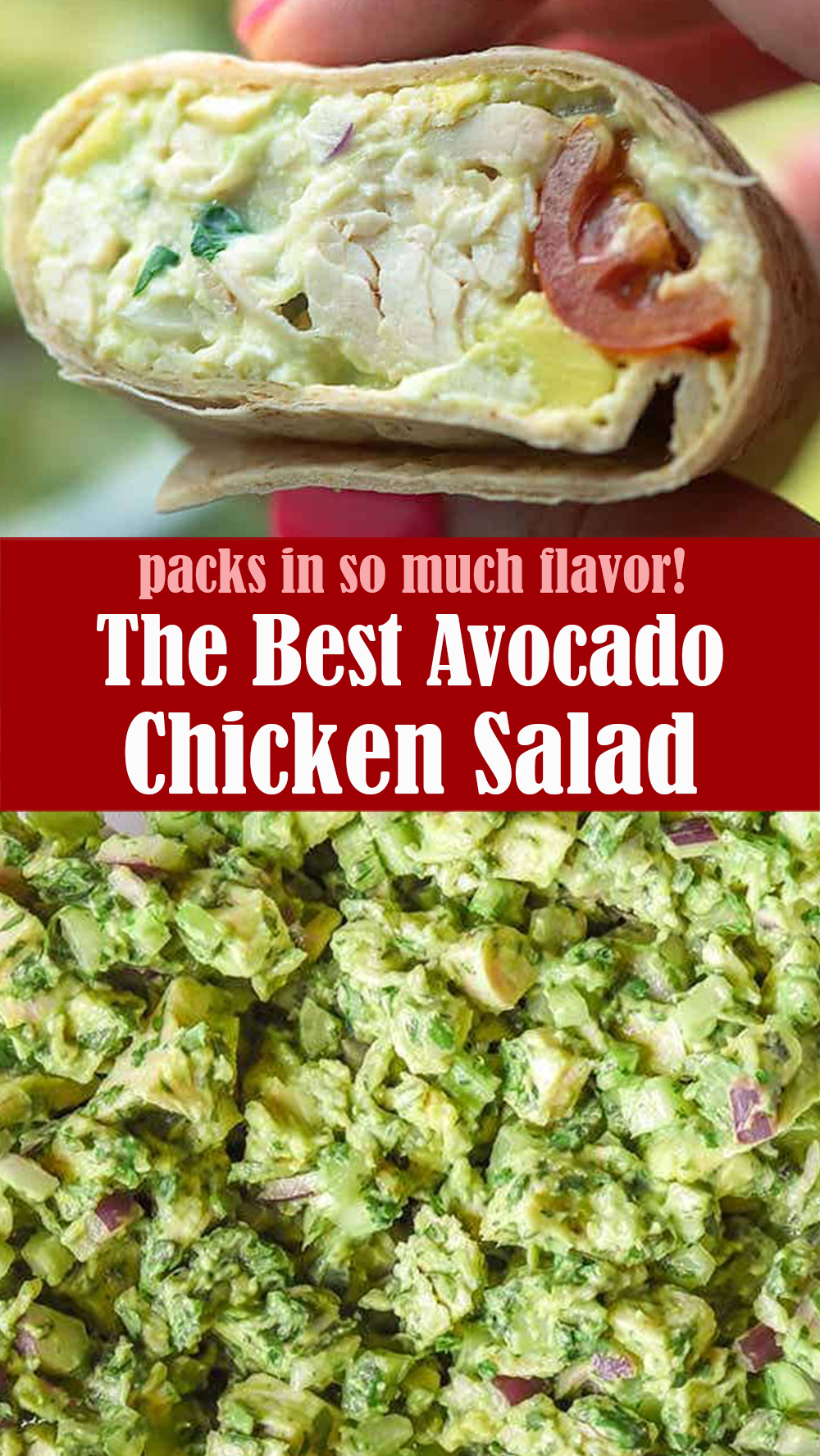 The Best Avocado Chicken Salad