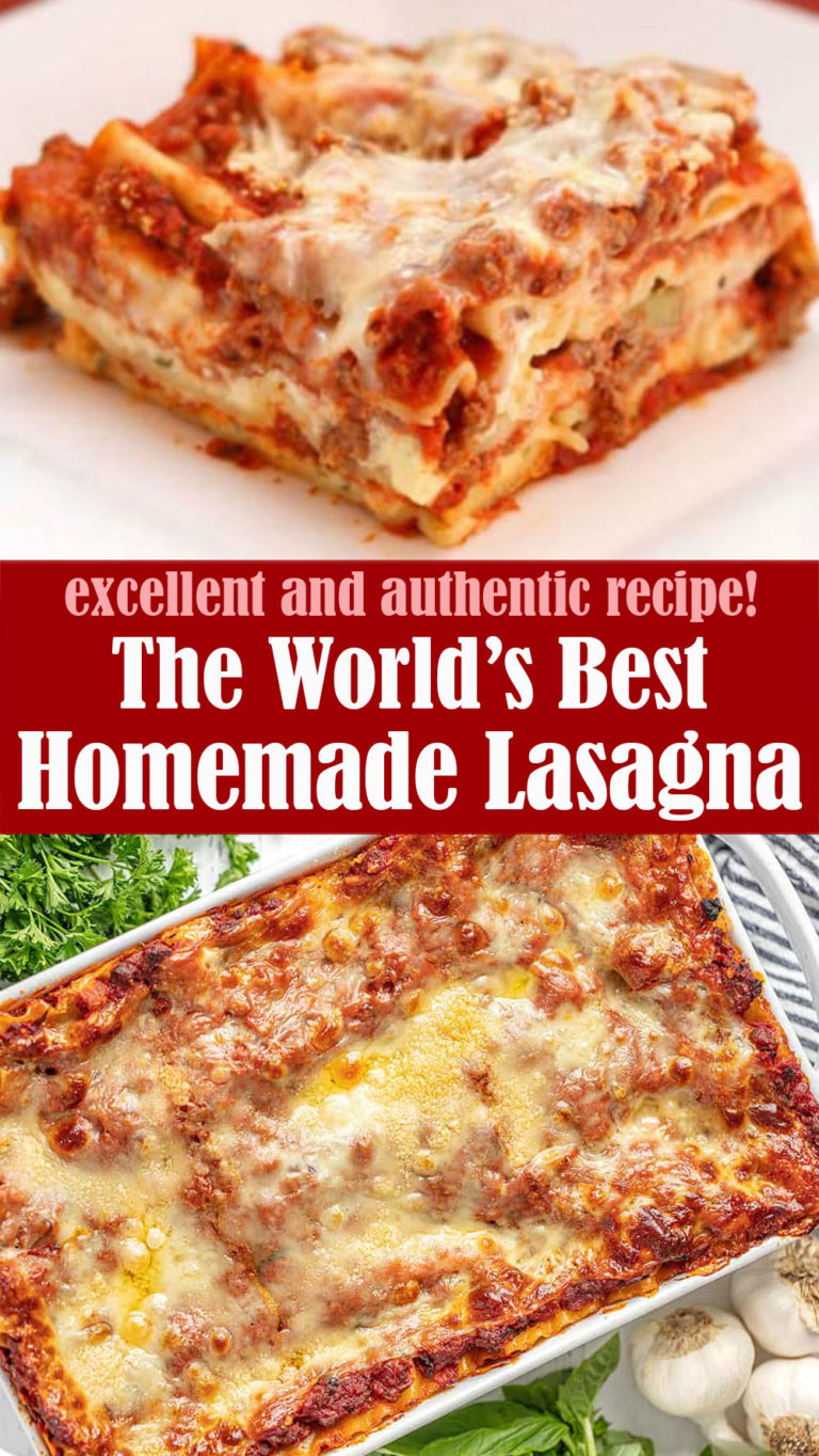 The World’s Best Homemade Lasagna Recipe (VIDEO) – Reserveamana