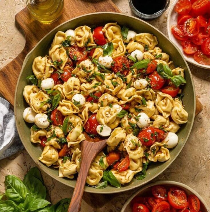 Tortellini Caprese Salad