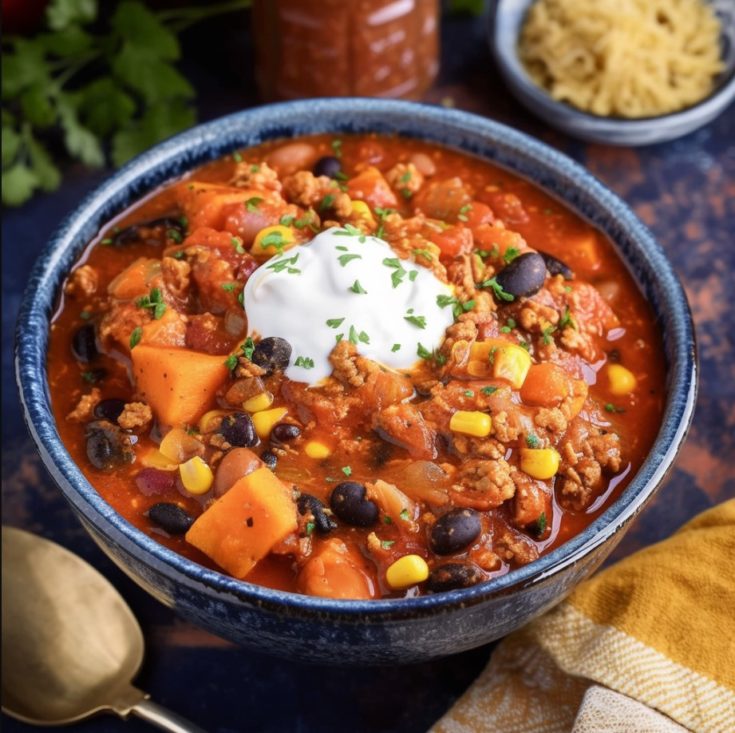 Turkey Sweet Potato Chili
