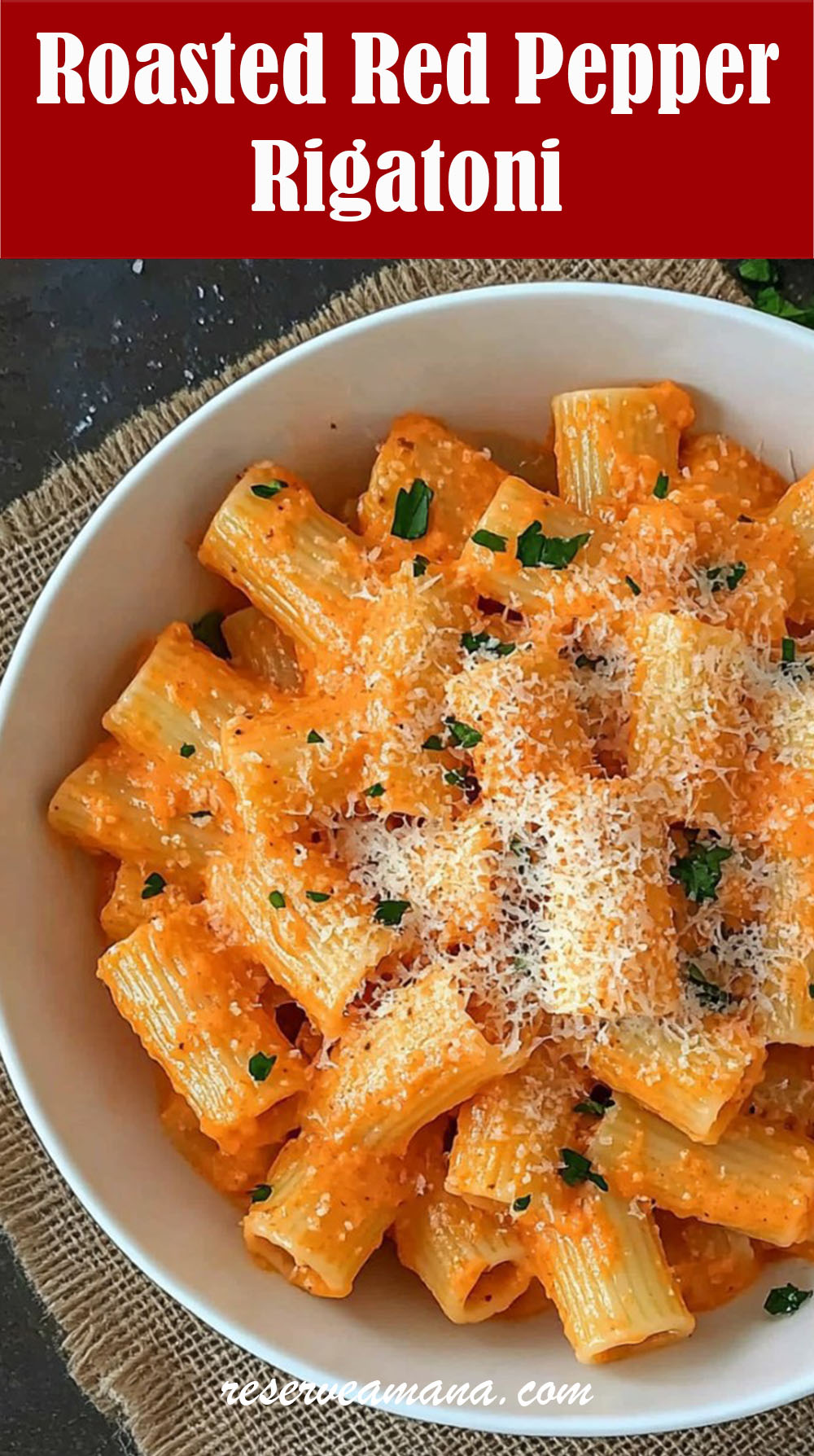 Yummy Roasted Red Pepper Rigatoni Recipe 3