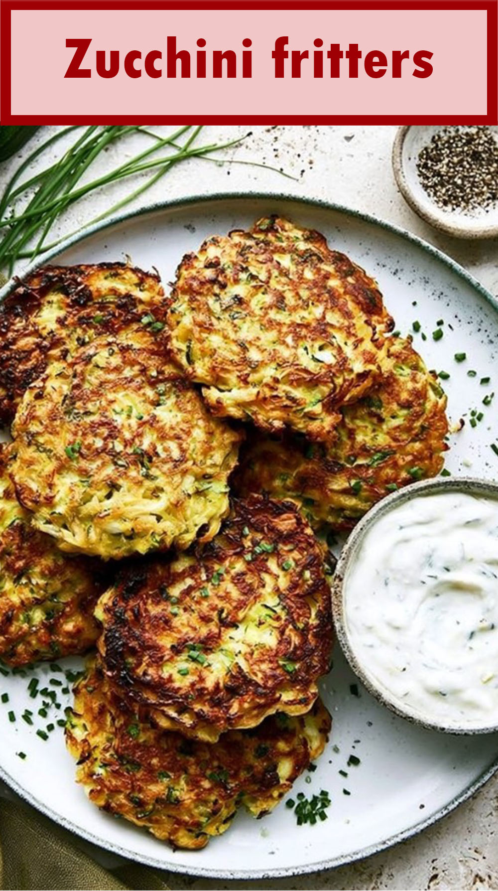 Zucchini fritters